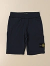 Stone Island Junior Shorts  Kids In Marine