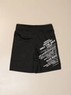 Diesel Kids' Shorts In Cotton With Prints In Black