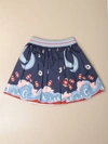 Simonetta All-over Print Skirt In Multicolor