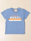 Gucci Babies' Cotton T-shirt With Big Logo