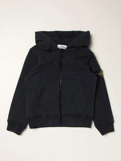 Stone Island Junior Jumper  Kids In Navy