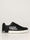 DOLCE & GABBANA TRAINERS IN LEATHER,340445002