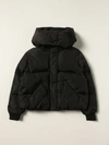 Mm6 Maison Margiela Teen Padded Bomber Jacket In Black