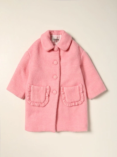 Simonetta Coat  Kids In Pink