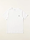 Polo Ralph Lauren Kids' Tshirt With Pony Logo In White