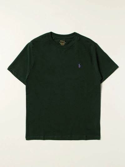 Polo Ralph Lauren Tshirt With Pony Logo In Green