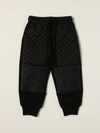 BURBERRY JOGGING TROUSERS IN COTTON WITH QUILTED MONOGRAM PANELS,C20816002