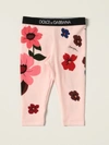 DOLCE & GABBANA LEGGINGS WITH FLORAL PRINT,C21297010