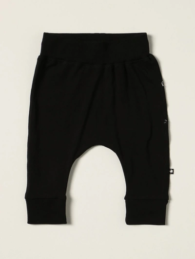 Molo Babies' Sammy  Jogging Trousers In Cotton In Black