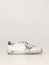 GOLDEN GOOSE OLD SCHOOL PENSTAR GOLDEN GOOSE SNEAKERS IN LEATHER,348338001