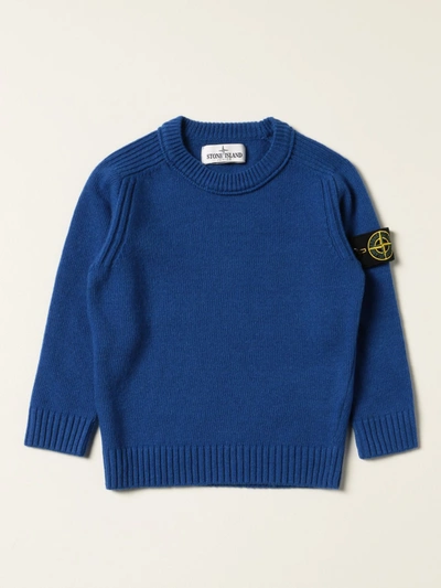 Stone Island Sweater  Junior Kids Color Blue 1 In Blue 1