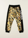 YOUNG VERSACE VERSACE YOUNG JOGGING PANTS WITH BAROQUE PRINT,C23711002