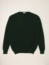 Siola Kids' Cashmere Sweater In Bottle Green