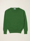 Siola Crew-neck Cashmere Jumper In Green