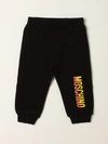 MOSCHINO BABY JOGGING TROUSERS WITH LOGO,C26023002