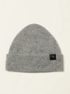 Fay Hat In Ribbed Wool In Grey