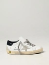 GOLDEN GOOSE SUPER-STAR CLASSIC GOLDEN GOOSE SNEAKERS IN LEATHER AND SUEDE,347516001