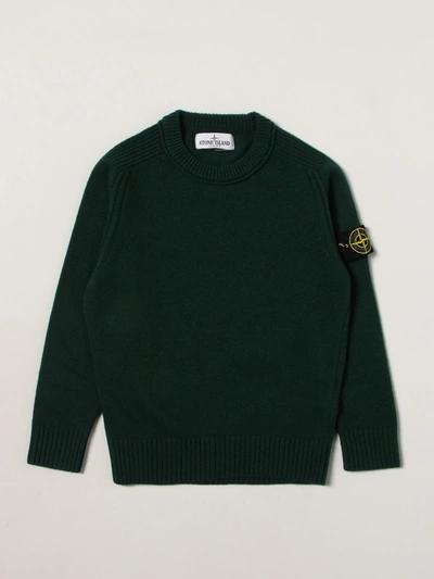 Stone Island Sweater  Junior Kids Color Petroleum Blue In Petroleum Blue