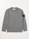 Stone Island Jumper  Junior Kids In Grey 1