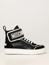 MOSCHINO BABY SNEAKERS WITH BIG LOGO,347384002