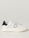 Philippe Model Kids' Temple  Sneakers In Leather In White