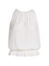 Ramy Brook Lauren Sleeveless Top In Ivory