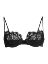 Kiki De Montparnasse Demi Lace Bra In Black