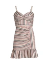 Parker Risa Striped Mini Dress In Mini Hudson Stripe