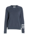 Sol Angeles Essential Fleece Pullover In Indigo