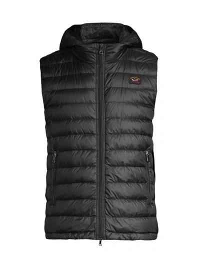 Paul & Shark Black Quilted Shell Gilet