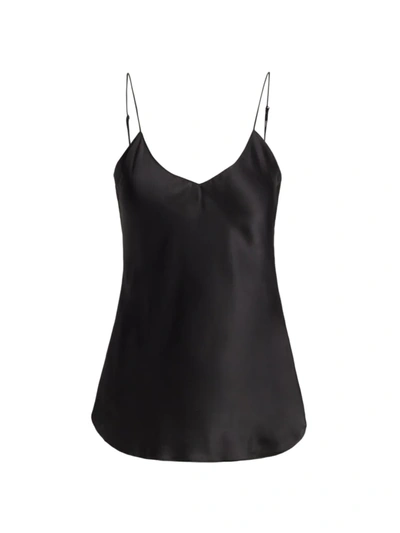 Nili Lotan Women's Isabella Silk Tank Top In Black