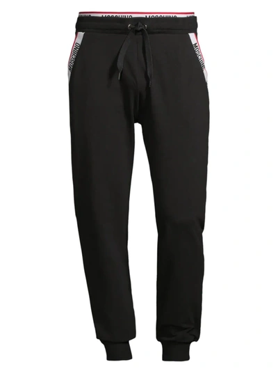 Moschino Home Lounge Pants In Black