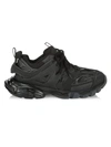 Balenciaga Track Clear-sole Sneakers In Black