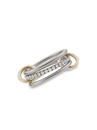 Spinelli Kilcollin Women's Galaxy 18k Yellow Gold & Diamond Ring In Silver