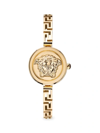 Versace Women's Medusa Secret Ip Yellow Gold Bracelet Watch