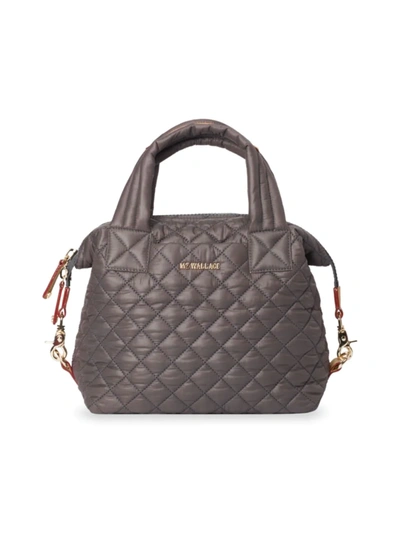 Mz Wallace Medium Sutton Deluxe Quilted Tote In Magnet
