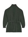 The Row Kids' Little Girl's & Girl's Huey Cashmere Cardigan In Forest Green
