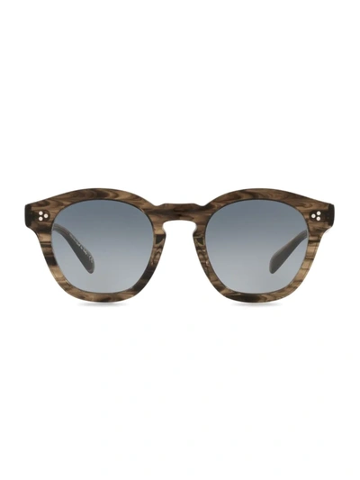 Oliver Peoples Boudreau La 48 1689 Sunglasses In Brown