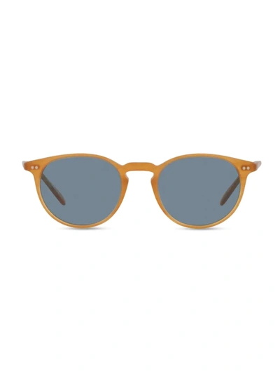 OLIVER PEOPLES MEN'S RILEY 49MM ROUND SUNGLASSES,400015051564