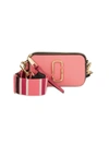 Marc Jacobs The Snapshot Coated Leather Camera Bag In Coral