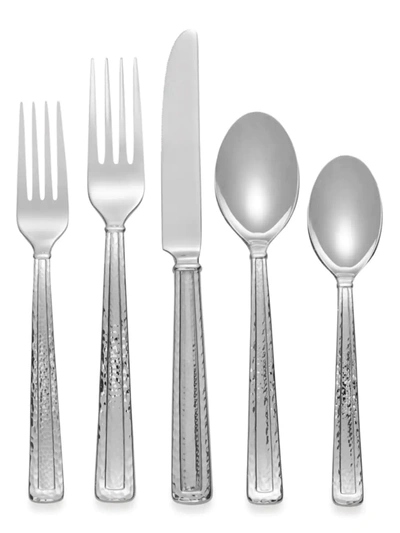 Michael Aram Five-piece Hammertone Flatware Set