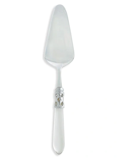 Vietri Aladdin Brilliant Aqua Pastry Server In Clear