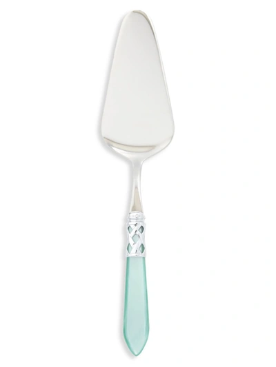 Vietri Aladdin Brilliant Pastry Server In Aqua