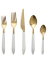 Vietri Ares Oro & Black 5-piece Flatware Set