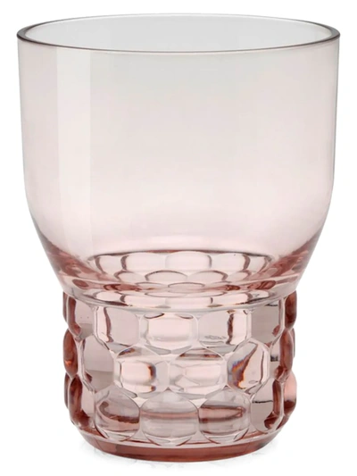 Kartell Jellies 4-piece Wine Glass Set In Pink