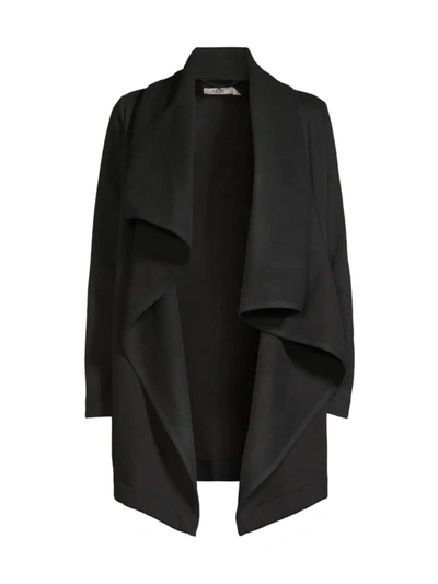 Ugg Janni Fleece Blanket Cardigan In Black