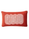 Jonathan Adler Pompidou Path Pillow, Persimmon In Burnt Orange