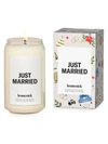 Homesick Memory Collection Just Married Candle