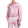 Moschino Women's Sweatshirt Hood Hoodie  Painting In Rosa