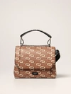 LANCEL BAG IN COATED CANVAS,A11431 CAMEL 20TU